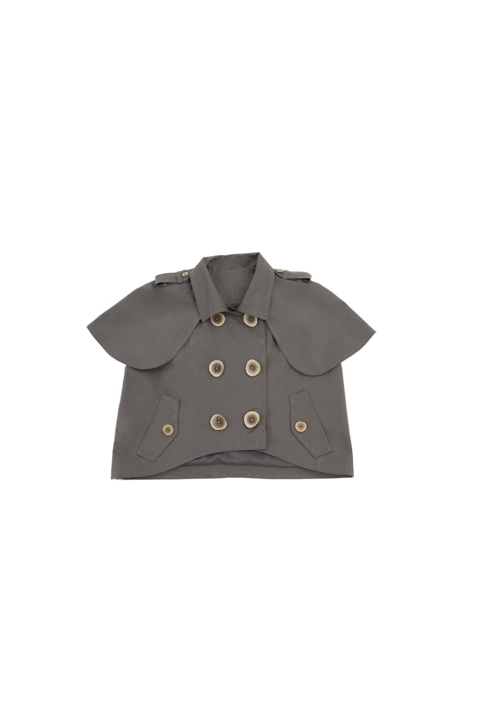 NyDkyel丨Detachable Cape Vest-Gray - PSYLOS 1, NyDkyel丨Detachable Cape Vest-Gray, T-Shirt, NyDkyel, PSYLOS 1